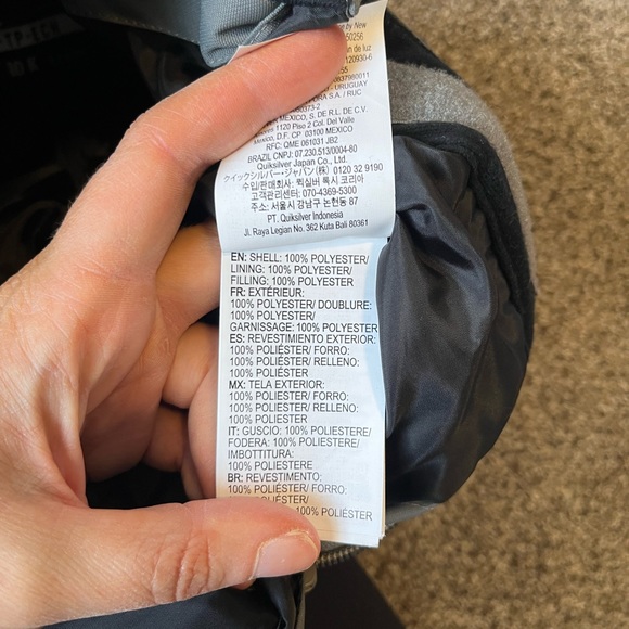 DC Banshee boys Grey waterproof snowboarding snow pants size 8/xs - Picture 5 of 13